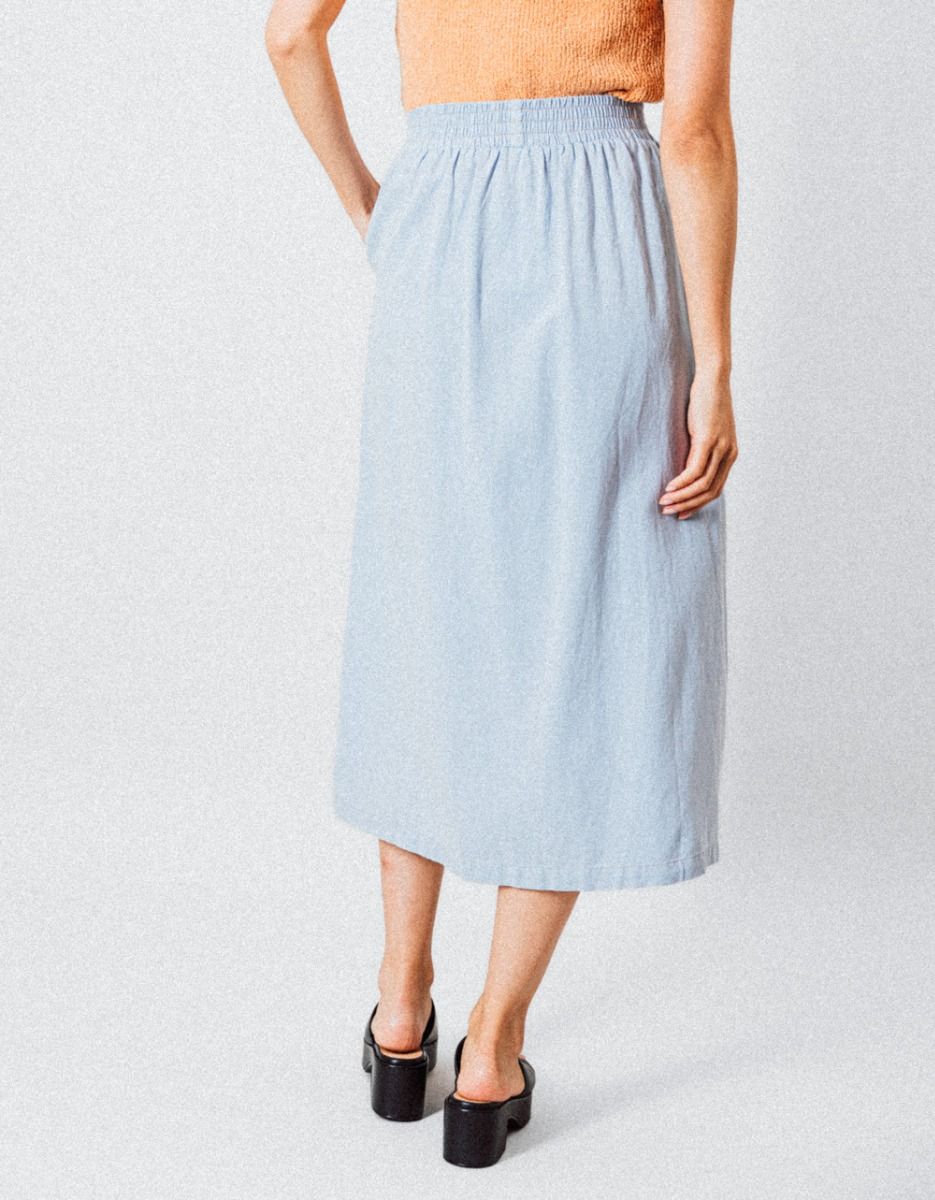 Washed Chambray Midi_4