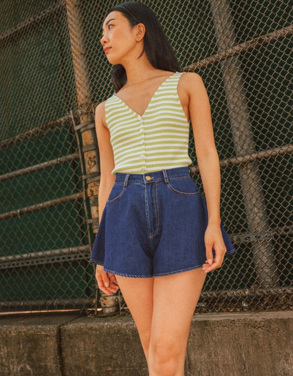 Drew Denim Swing Shorts_3