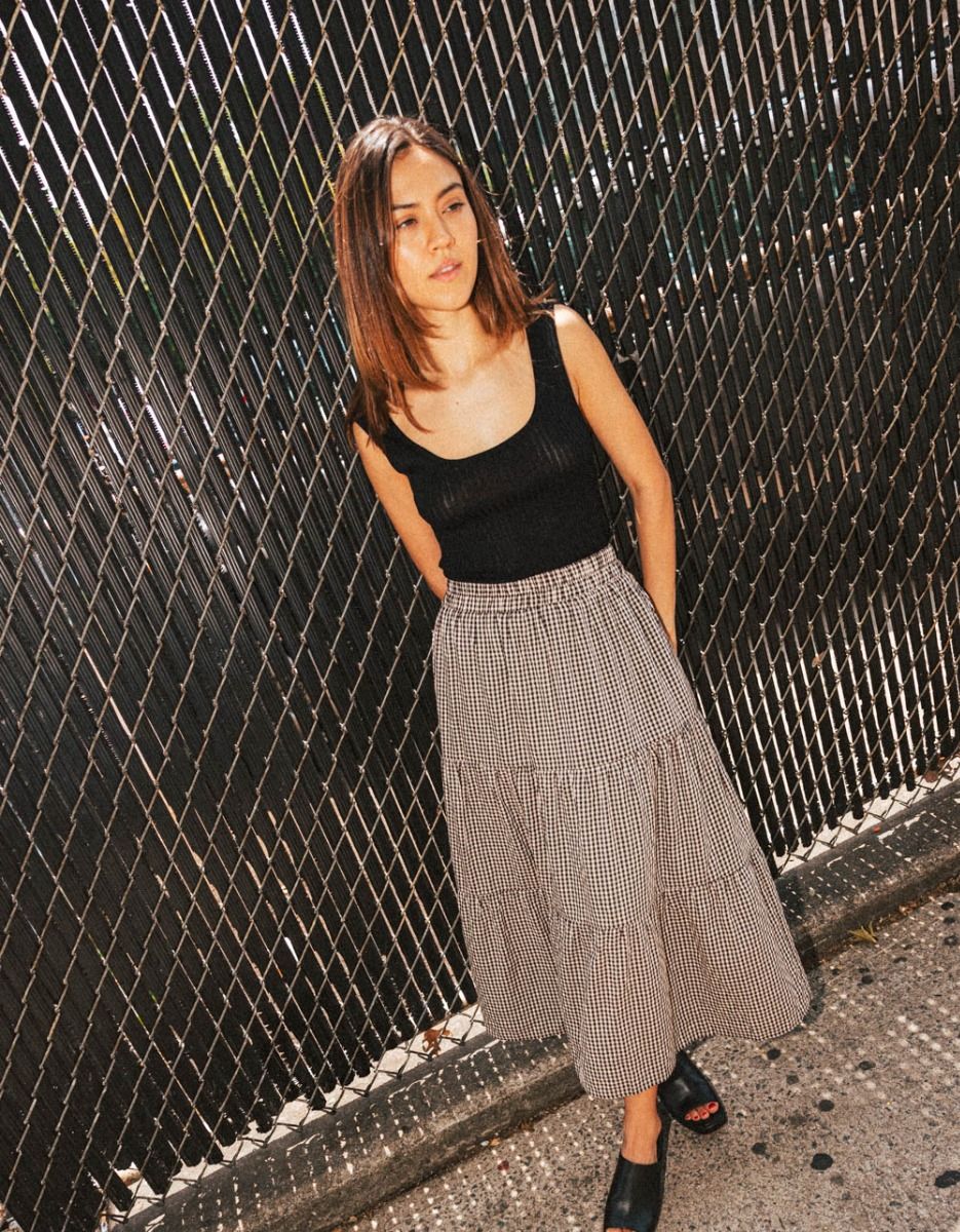 Fern Gingham Skirt_1
