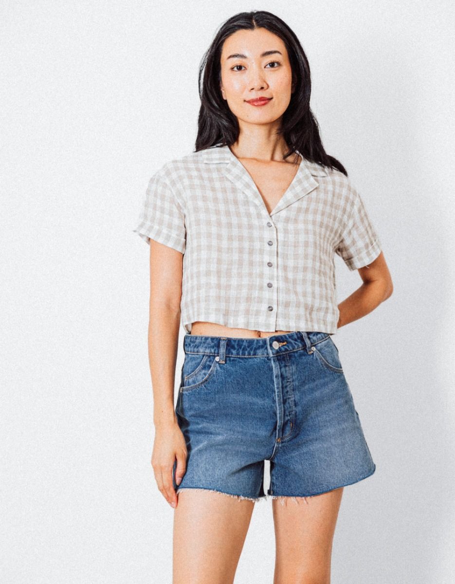 Caqui Gingham Shirt_2