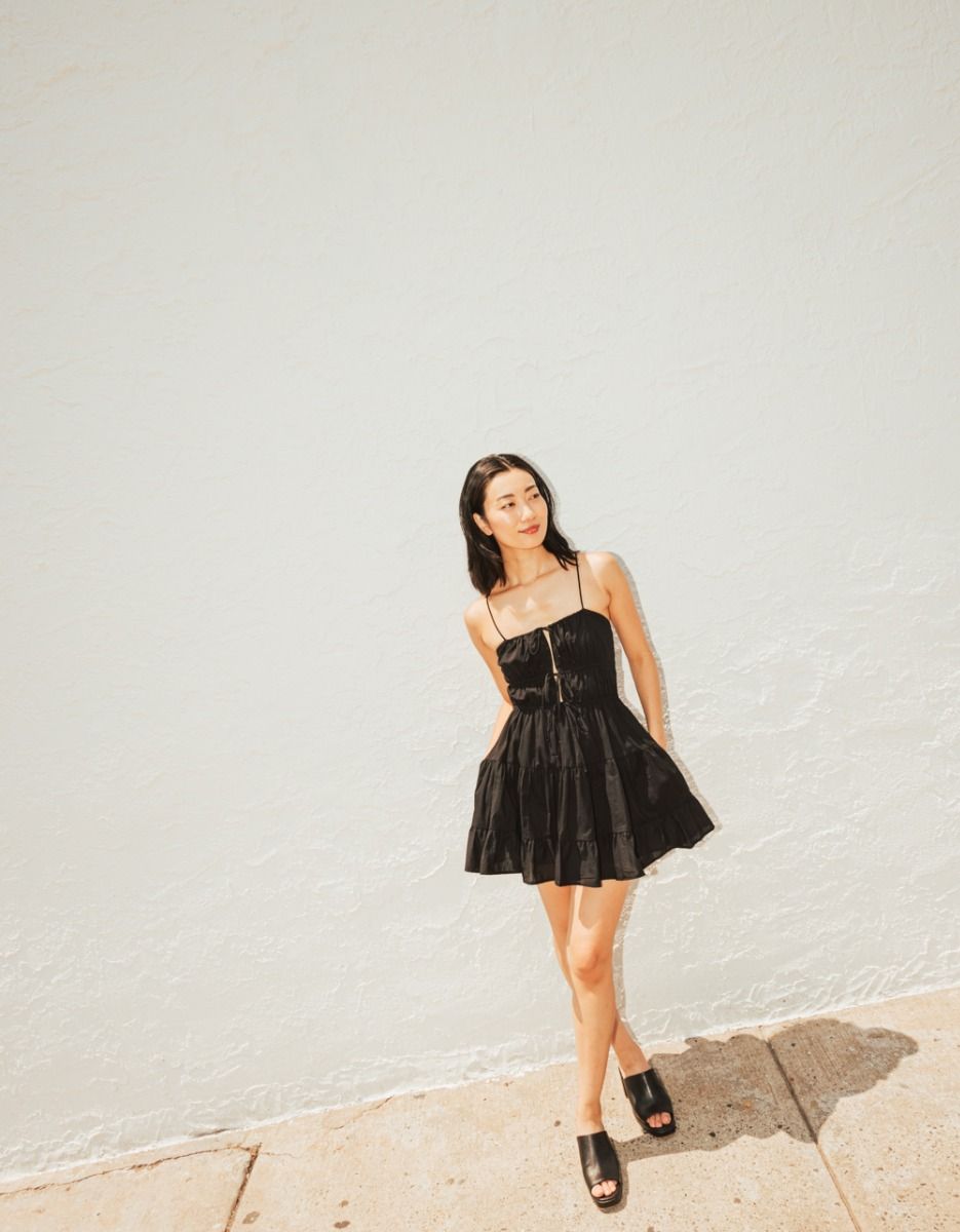 Liala Tie Mini Dress_1