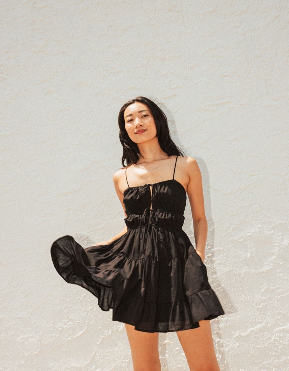 Liala Tie Mini Dress_2