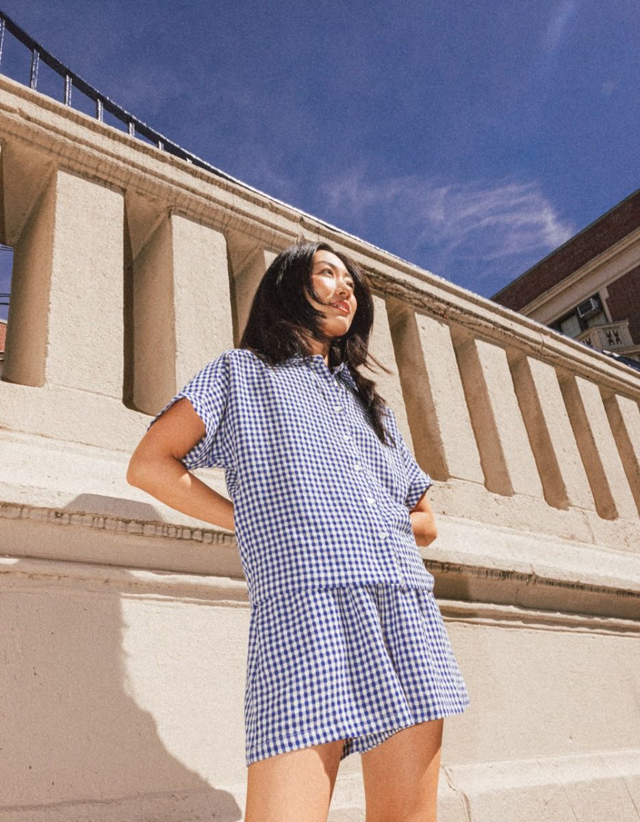 Calie Check Shorts_2