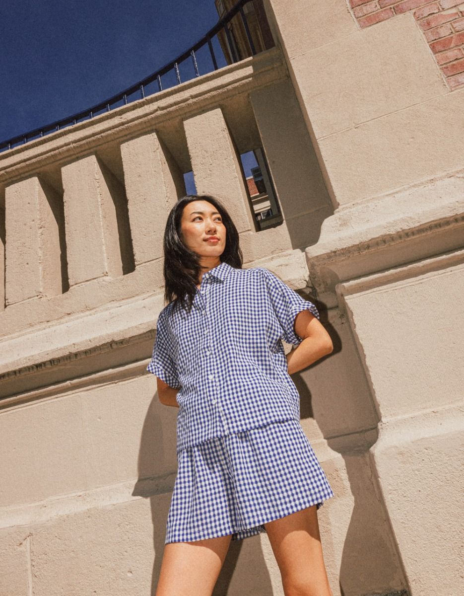 Calie Check Shorts_3
