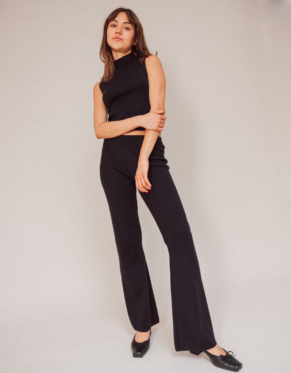 Rae Knit Bootcut Pants_2