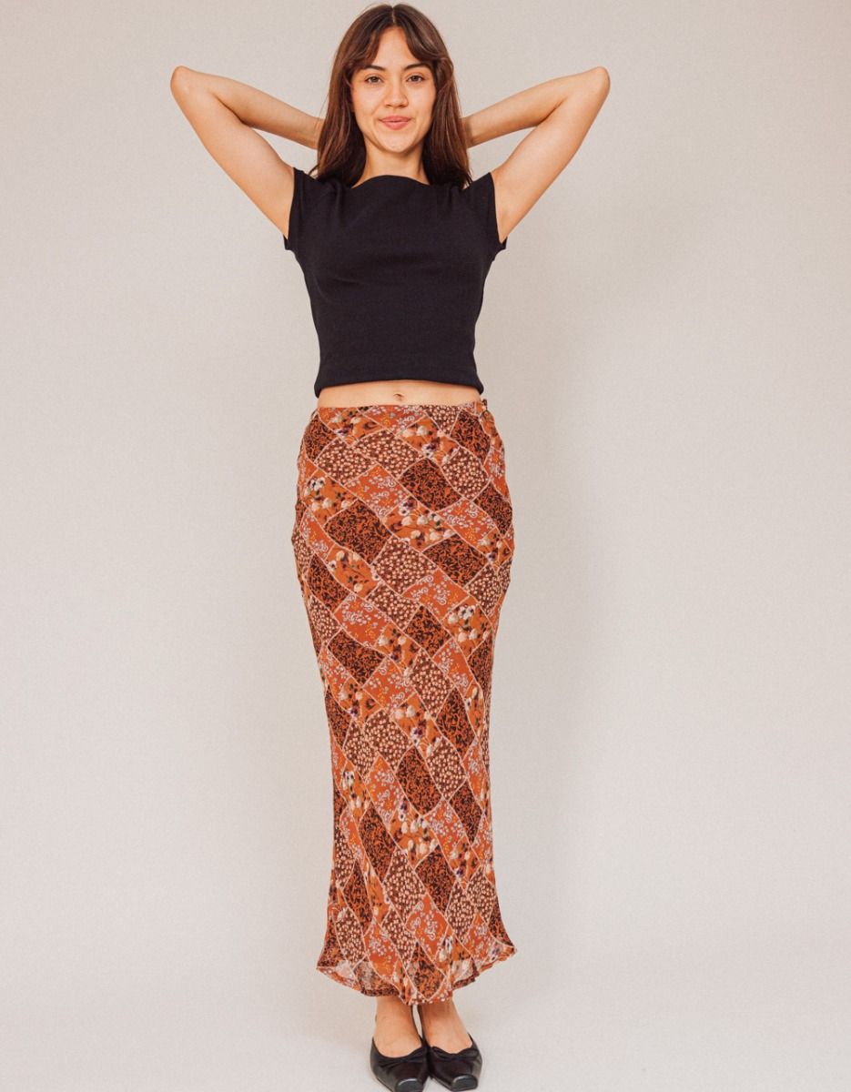 Floral Patchwork Skirt_1