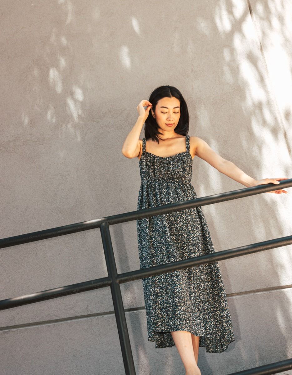 Ditsy Fleur Midi Dress_1