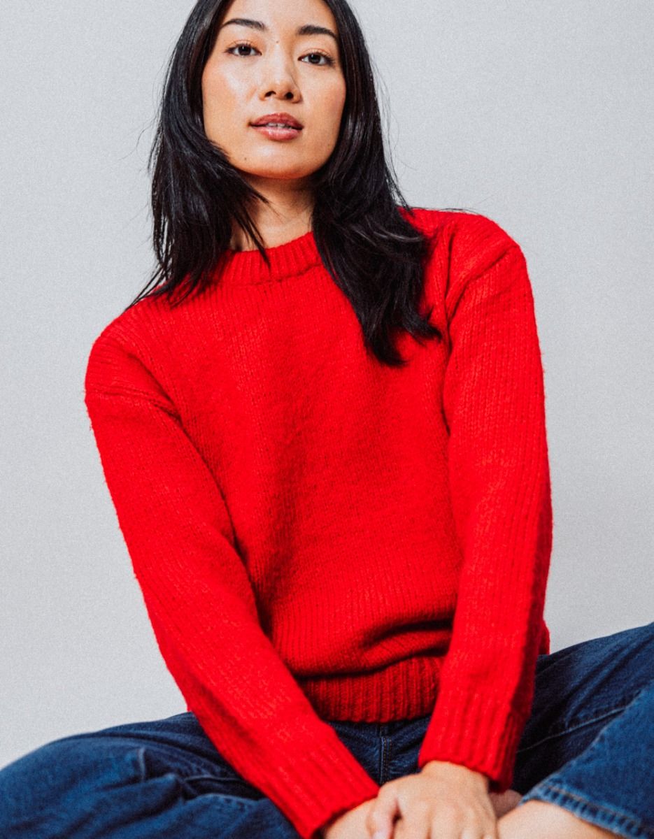 Kordy Chunky Knit in Red_2
