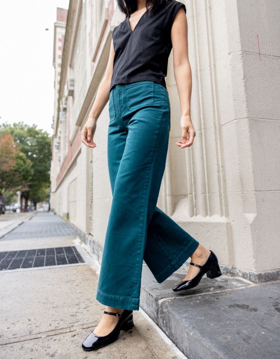 Sailor Jean in Forest Green_1