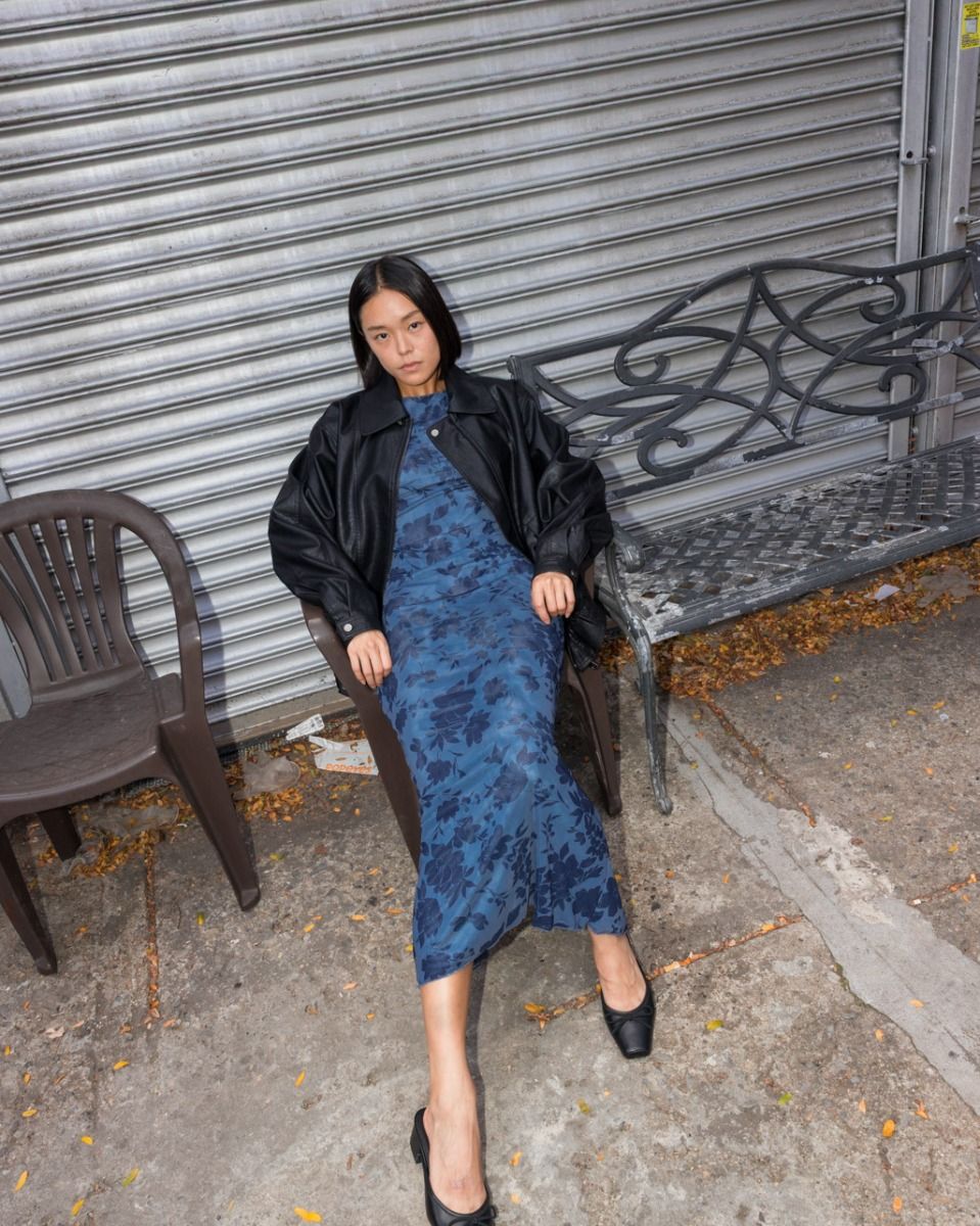 Midnight Bloom Mesh Dress_2