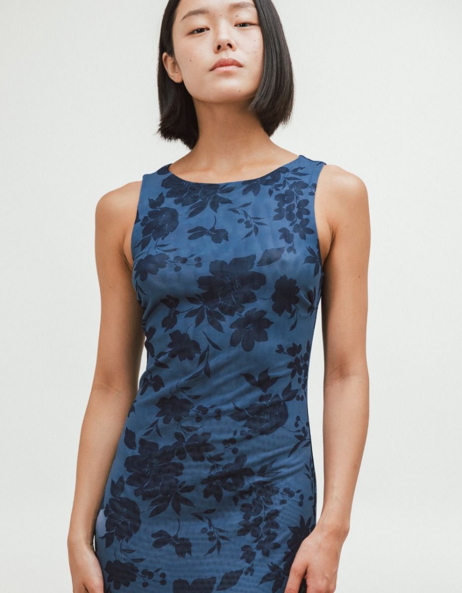 Midnight Bloom Mesh Dress_1