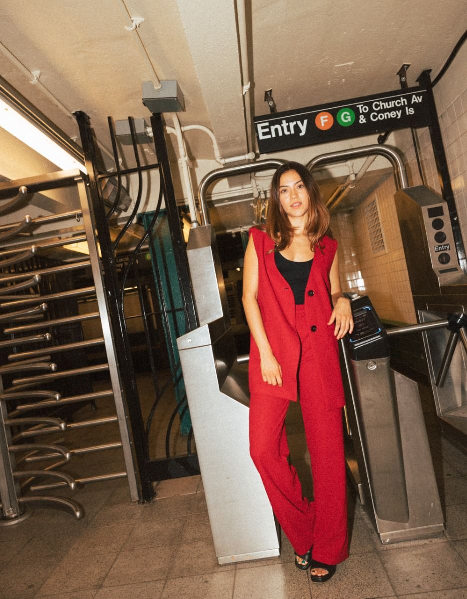 Vivianne Pants in Red_2