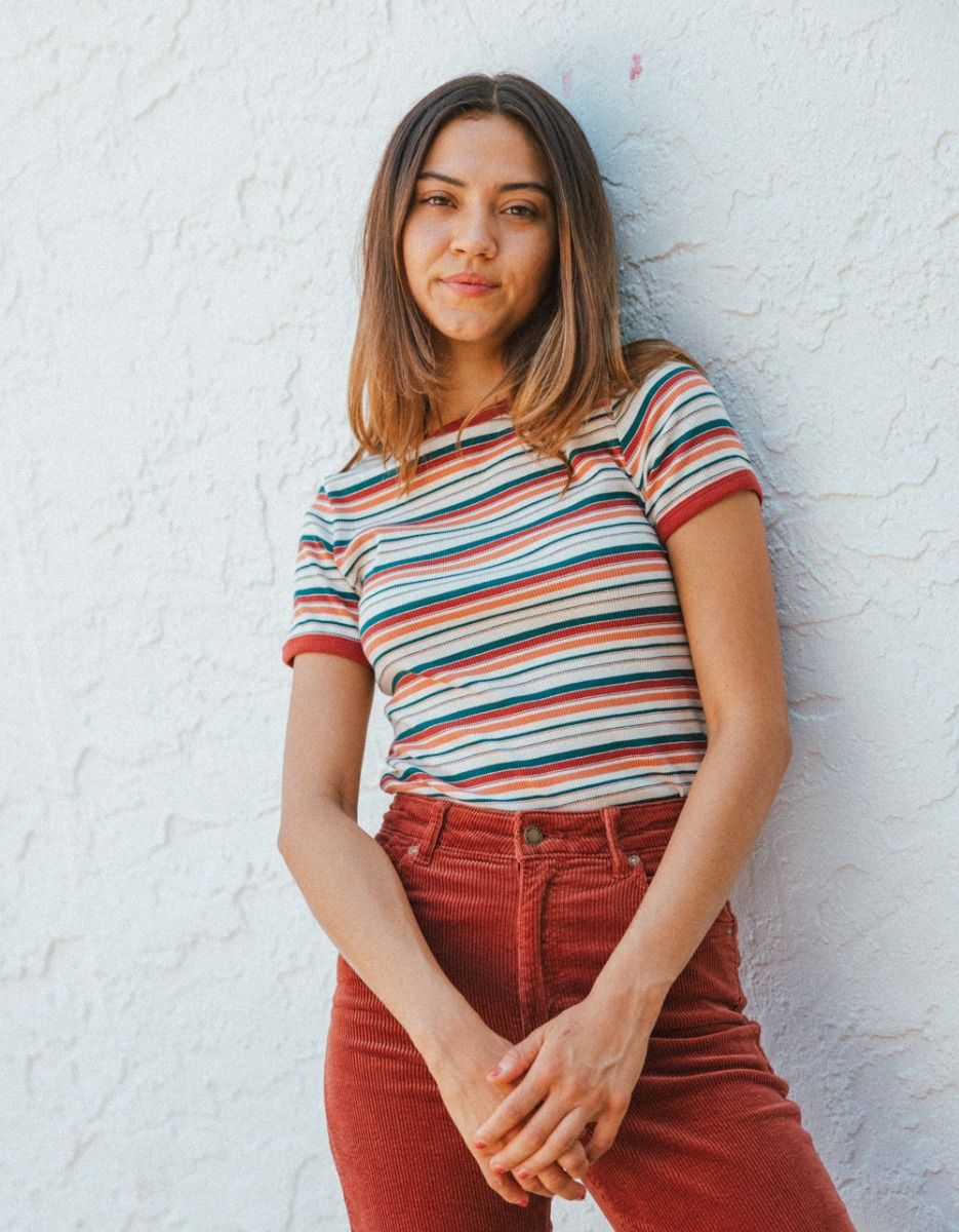 Dazed Stripe Baby Tee_1