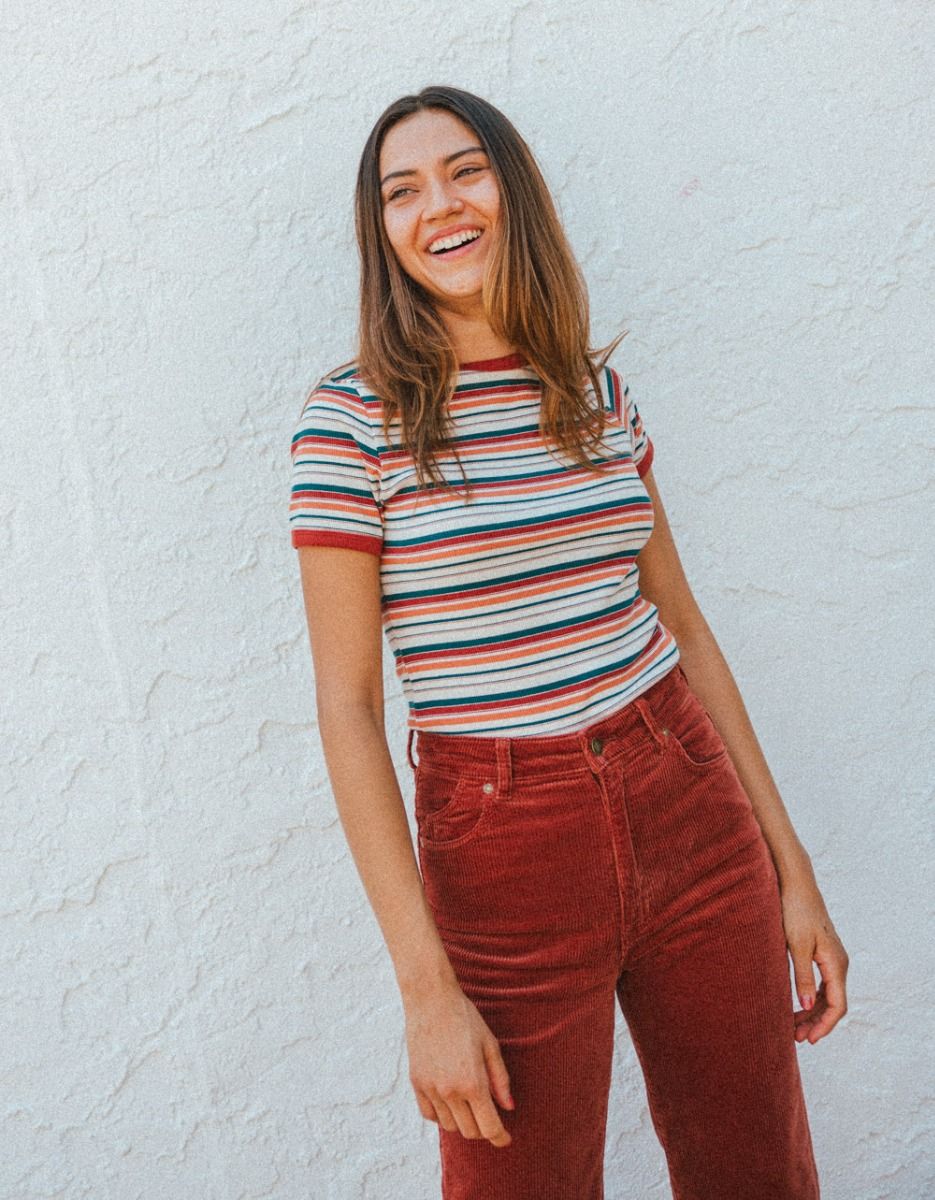 Dazed Stripe Baby Tee_3