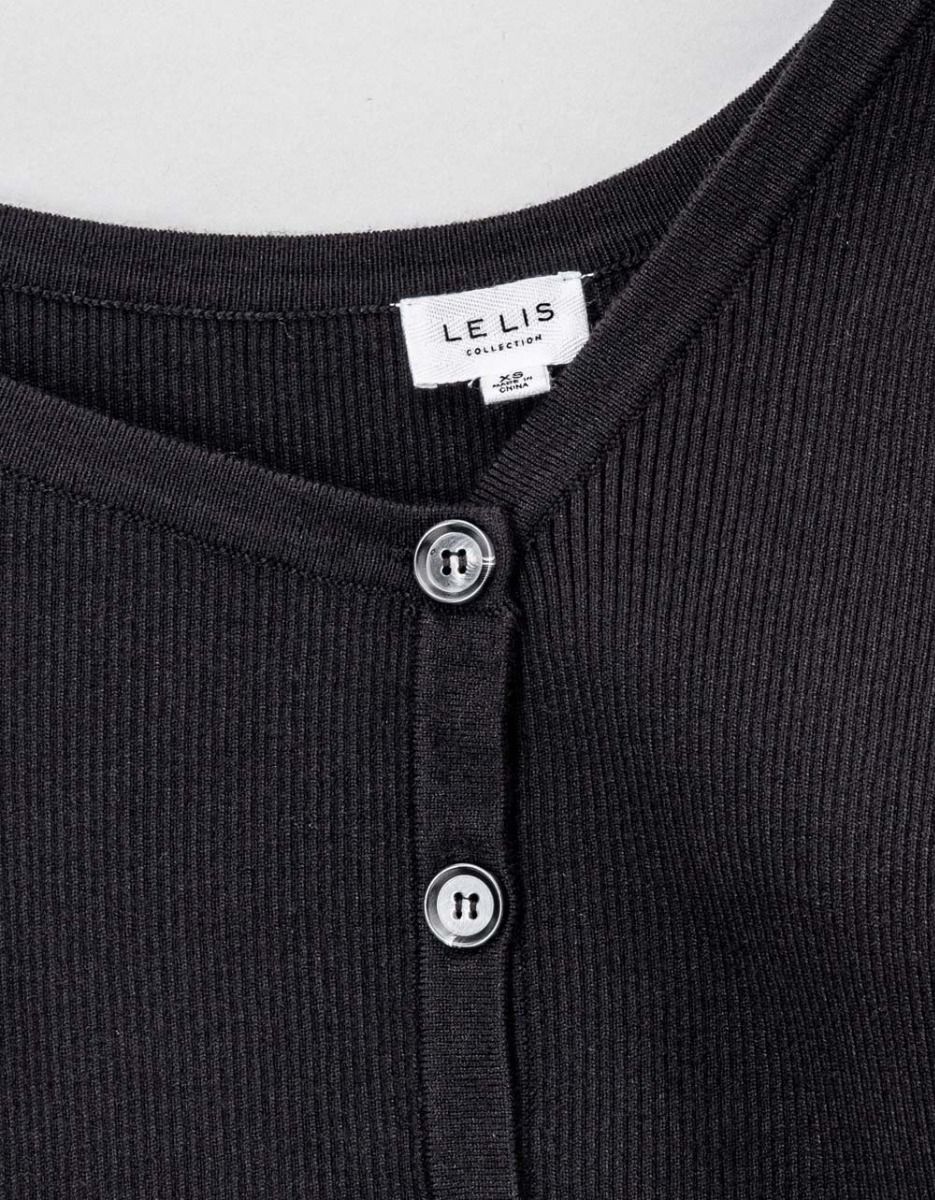 Asymmetrical Button Sweater_1