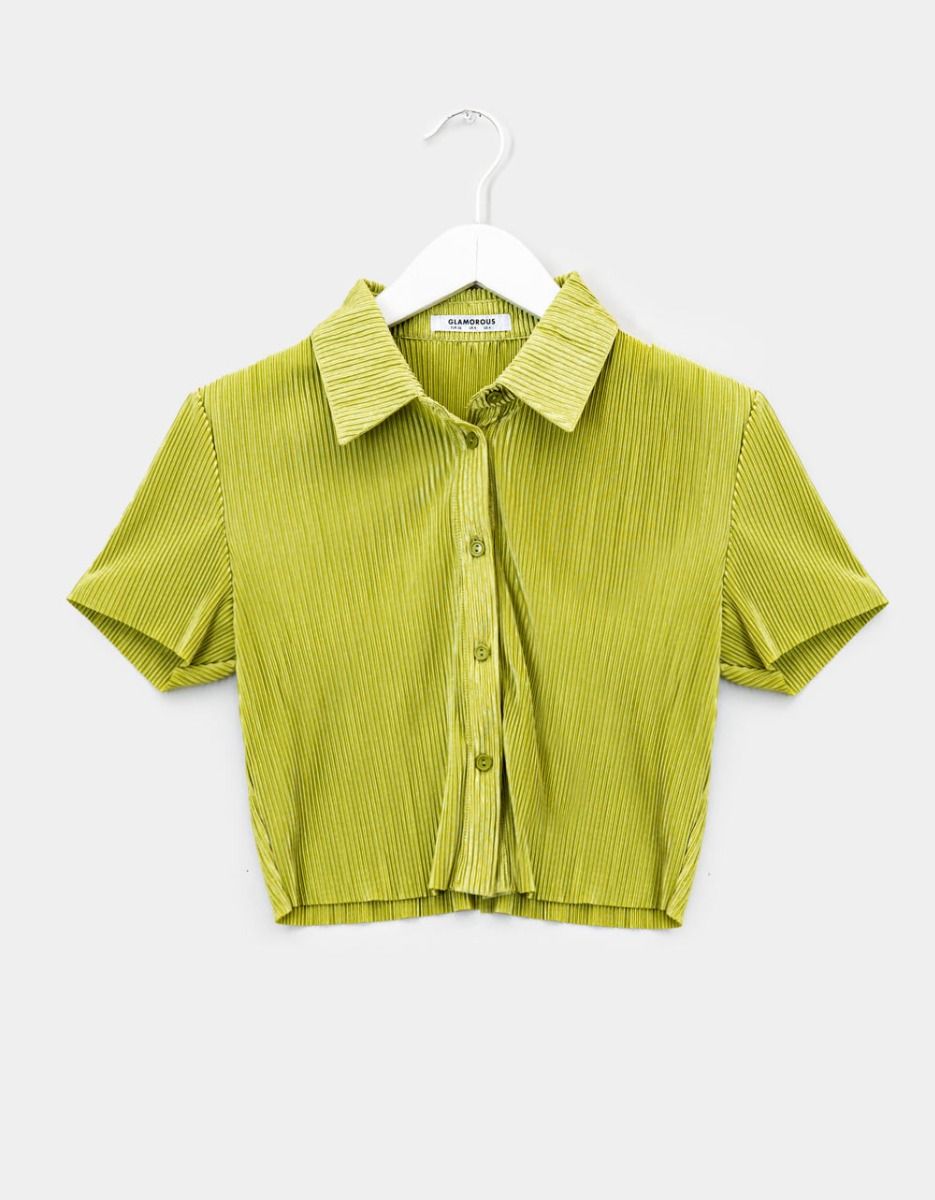 Avocate Plisse Shirt_0