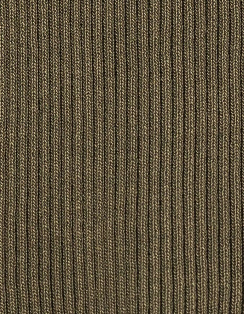 Baby Rib Cardi in Olive_3