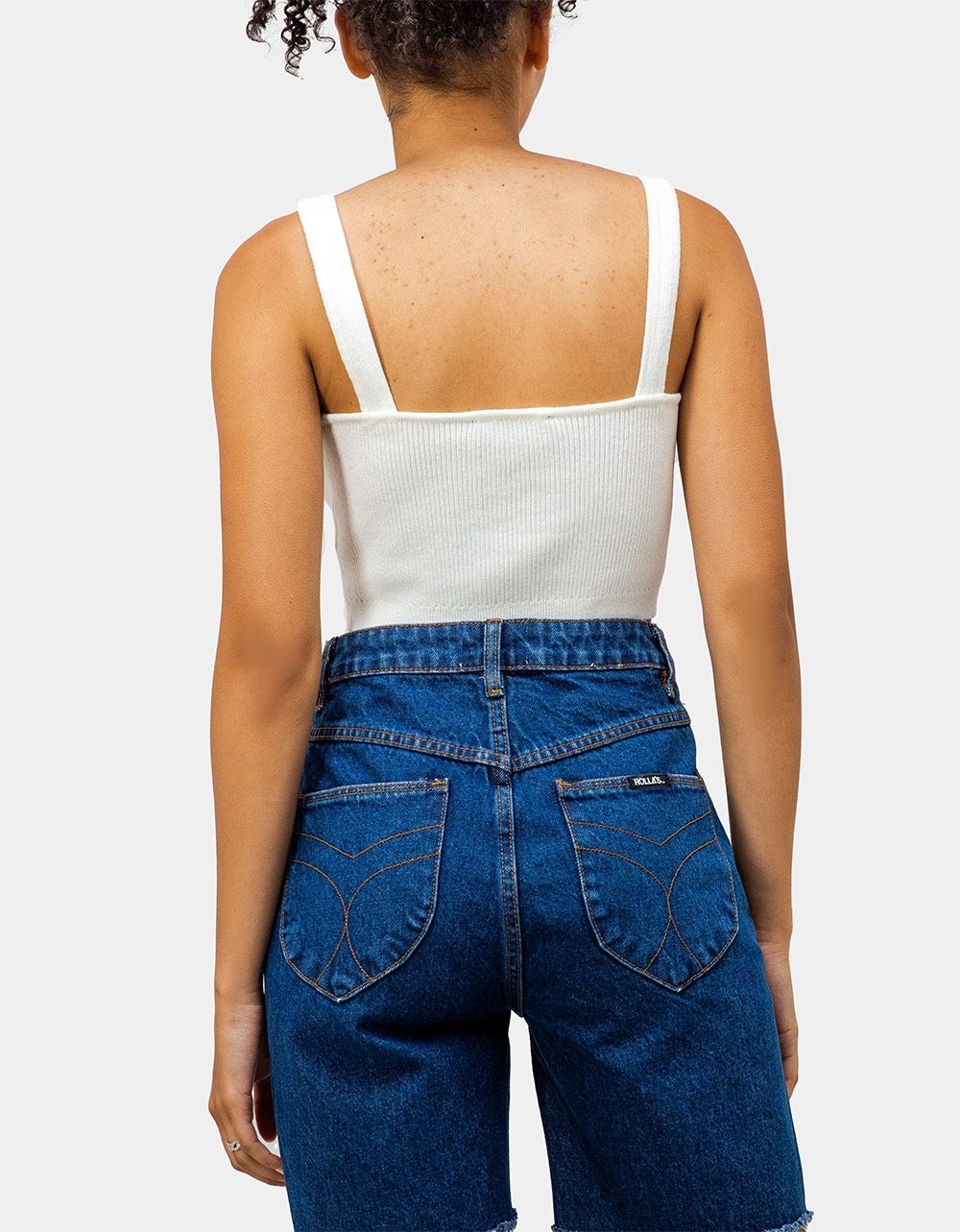 Bea Crop Tank in Ivory_3