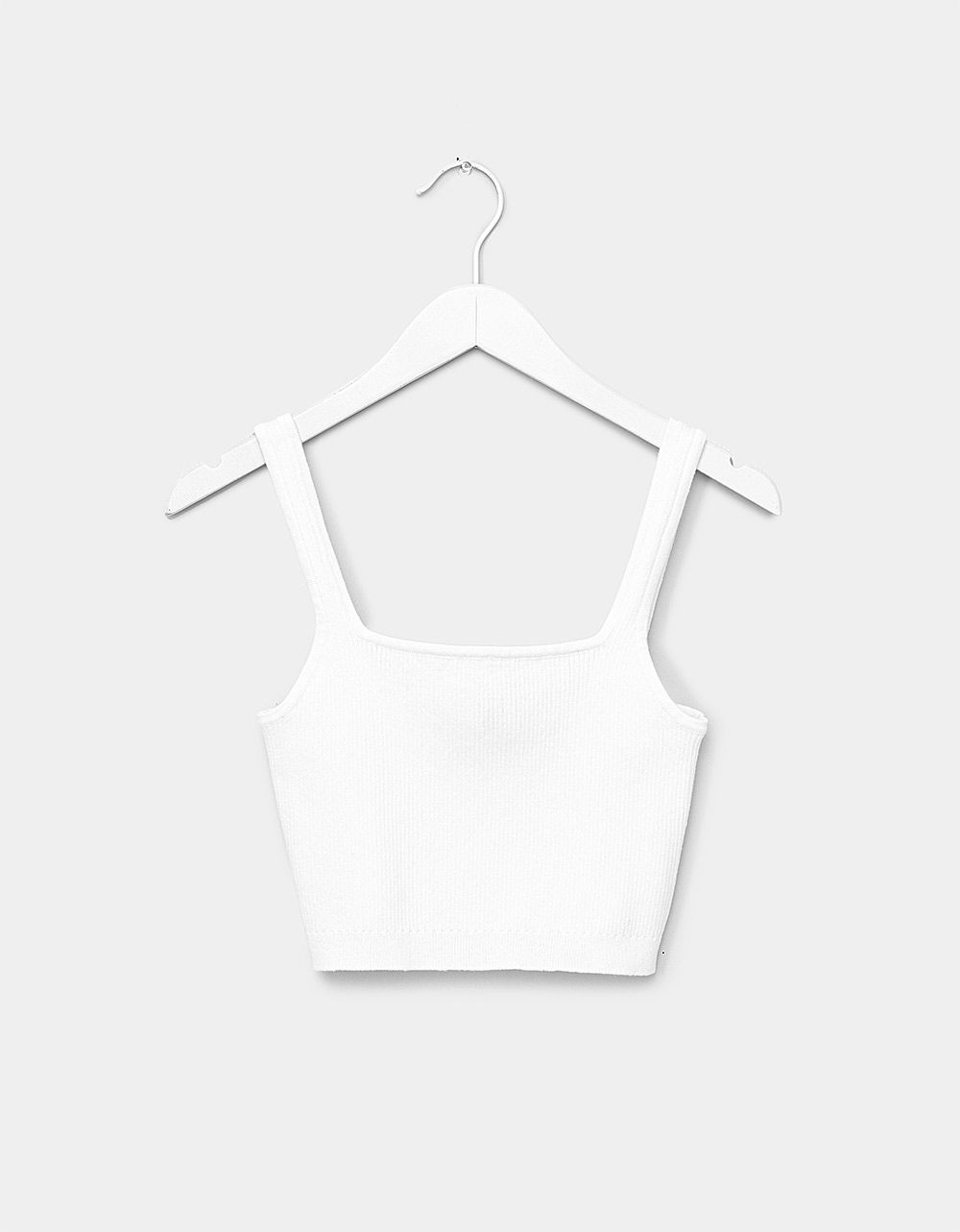 Bea Crop Tank in Ivory_0