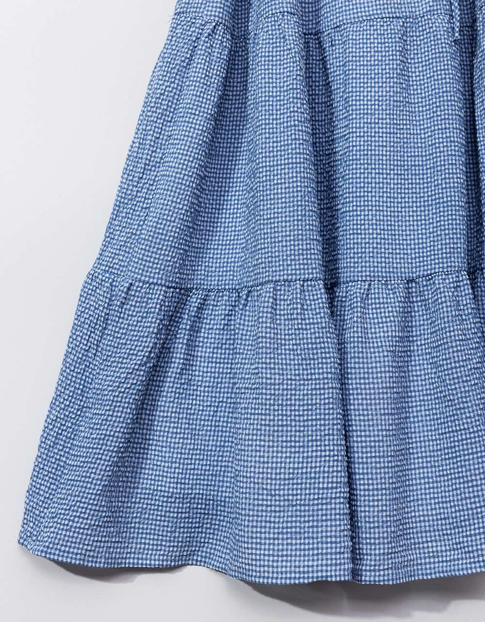 Bea Gingham Midi Dress_3