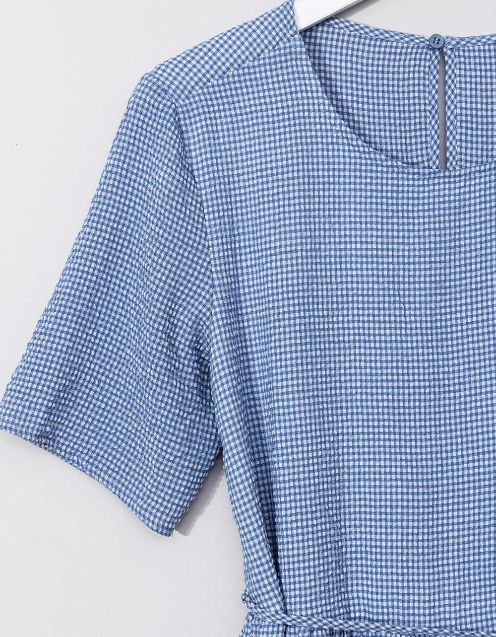 Bea Gingham Midi Dress_2