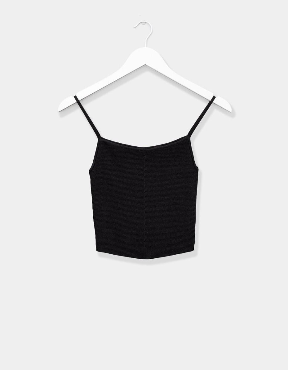 Beni Knit Cami in Noir_0