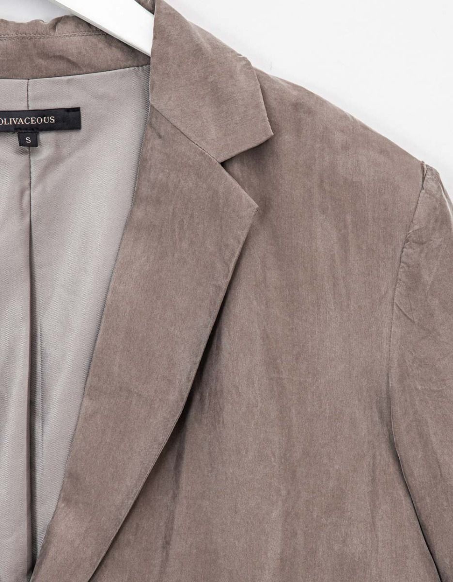 Benji Blazer in Olive_6