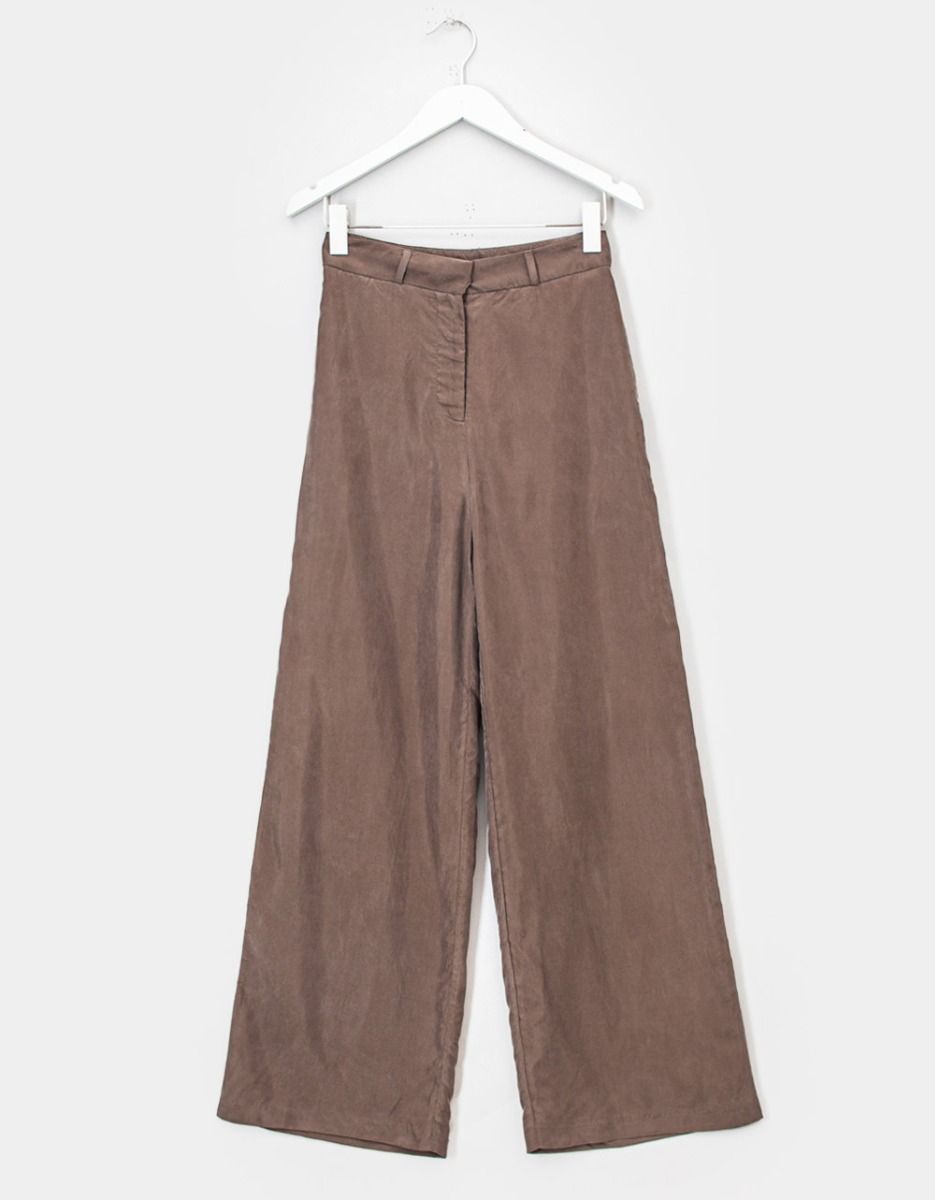 Benji Wide Leg Pants in Olive_0