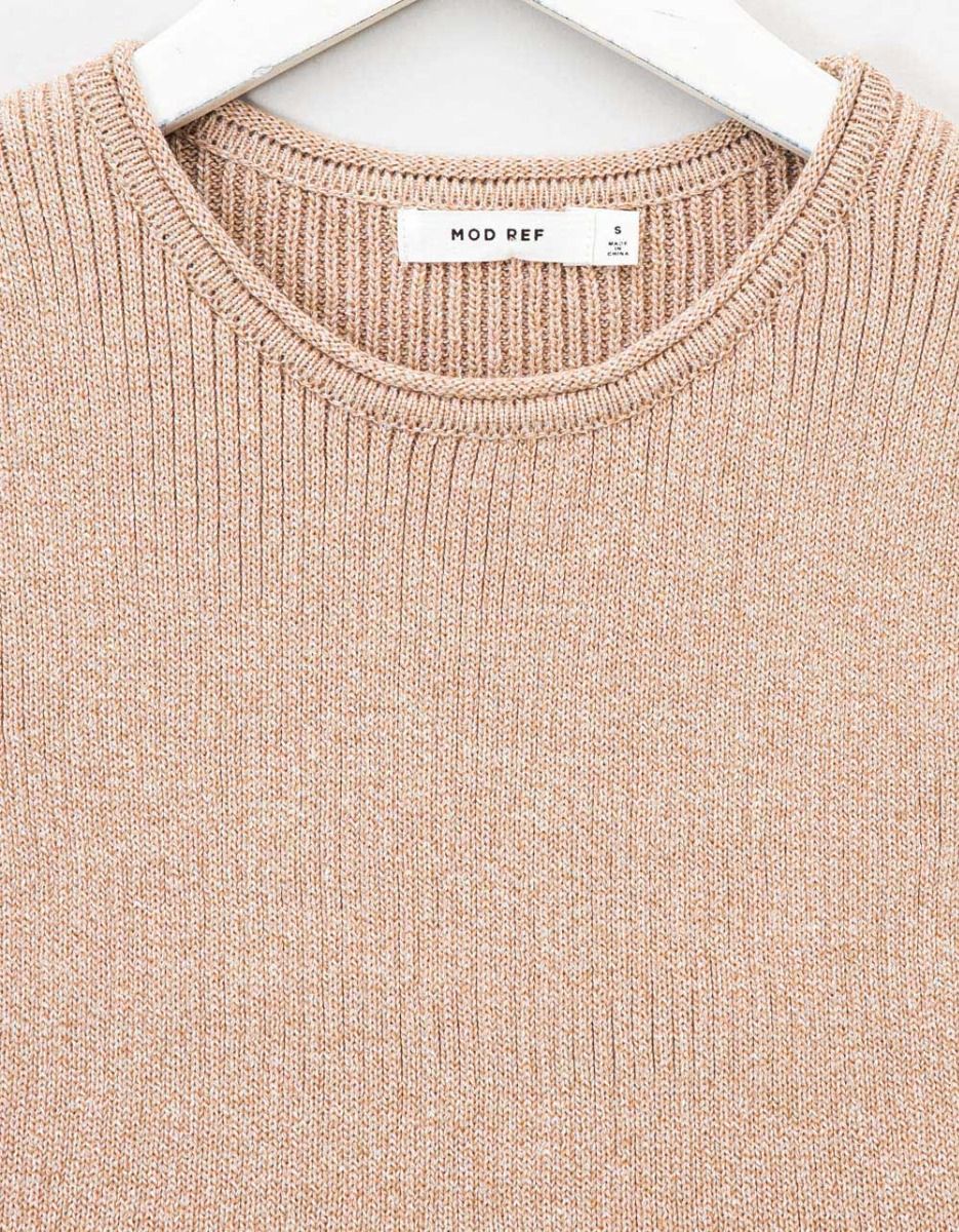 Benny Knit Top in Beige_1