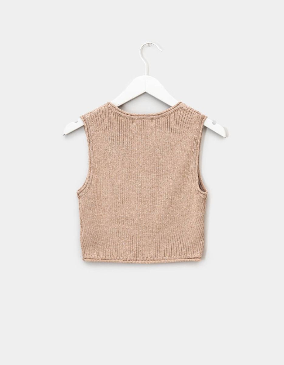 Benny Knit Top in Beige_4