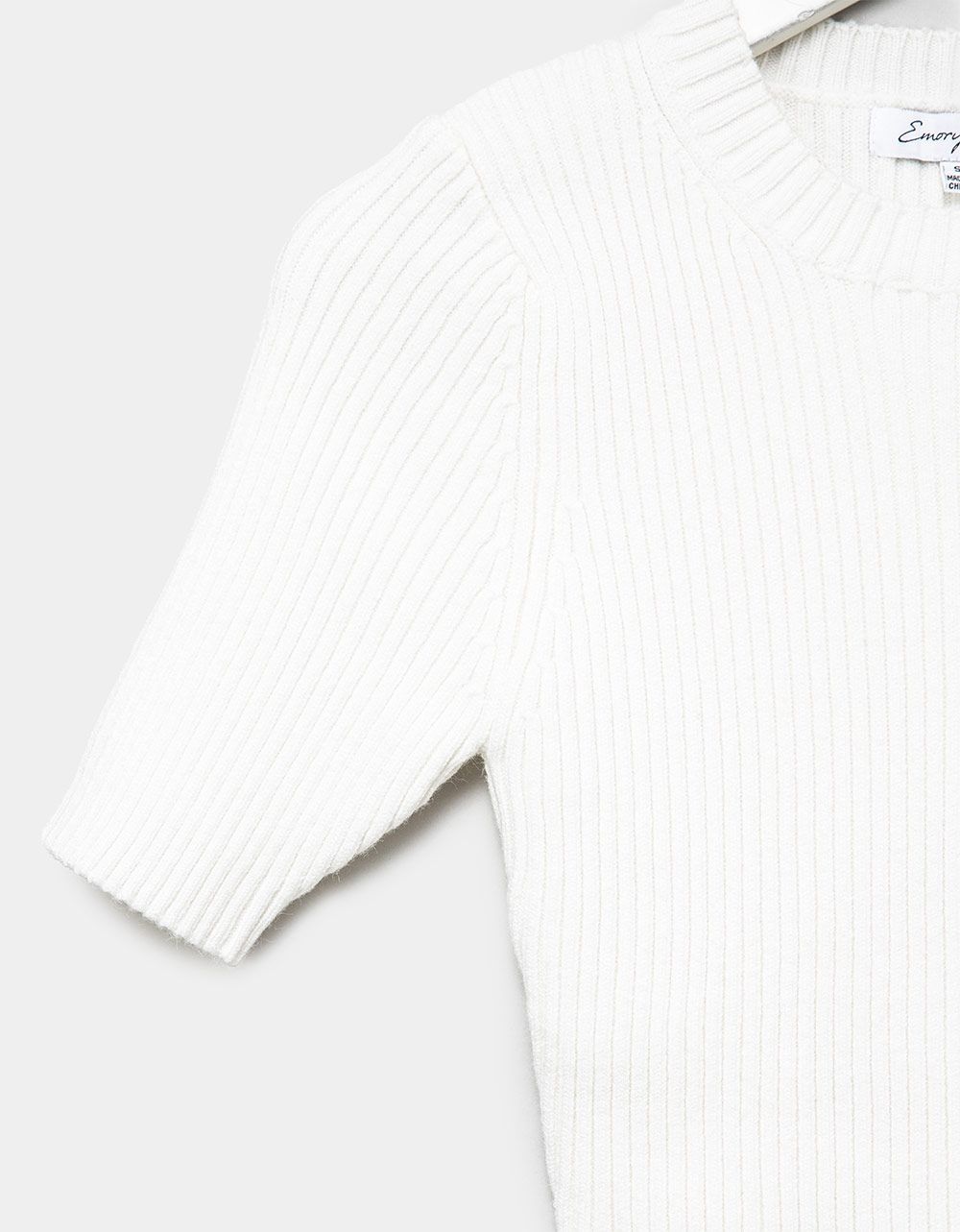 Bevi Crop Top in Cream_2