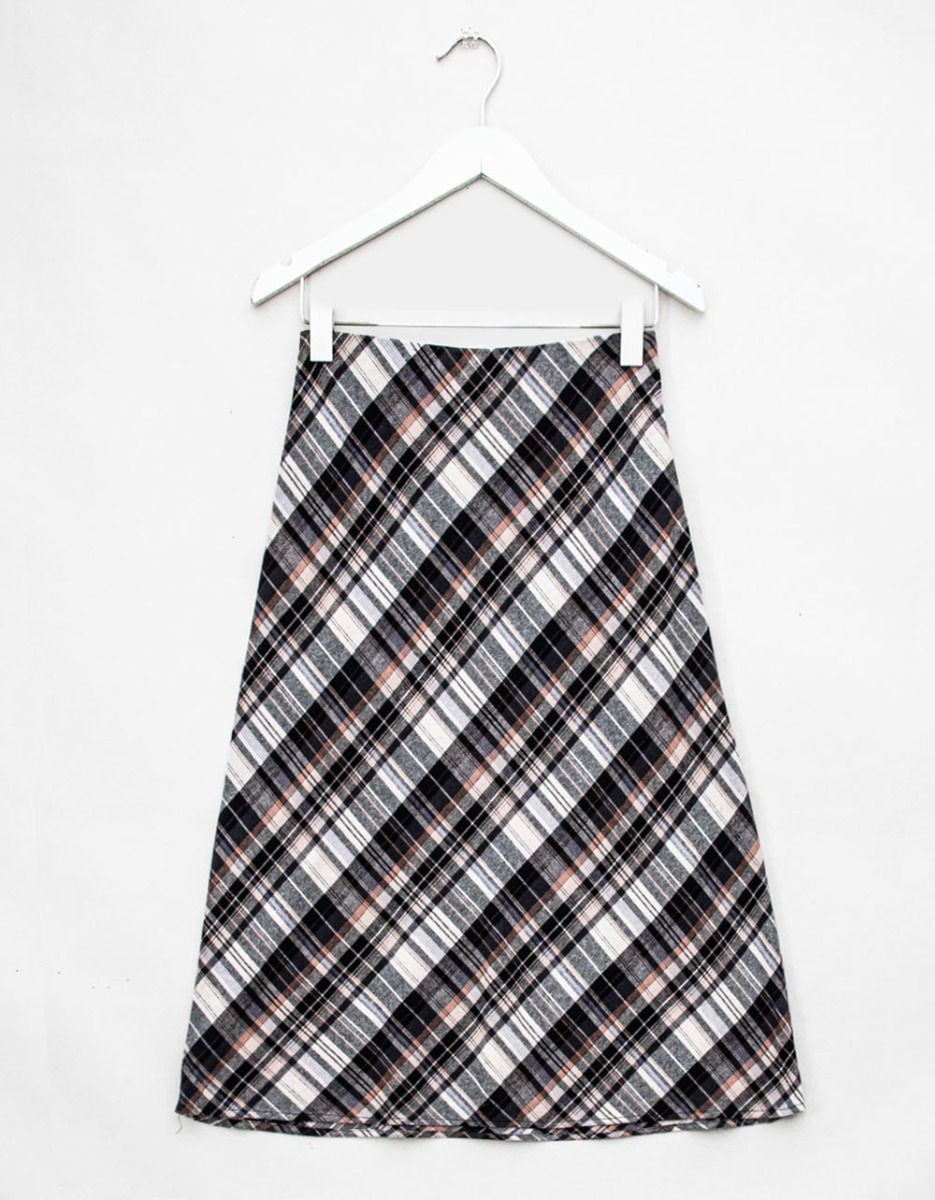 Bias Plaid Skirt_0