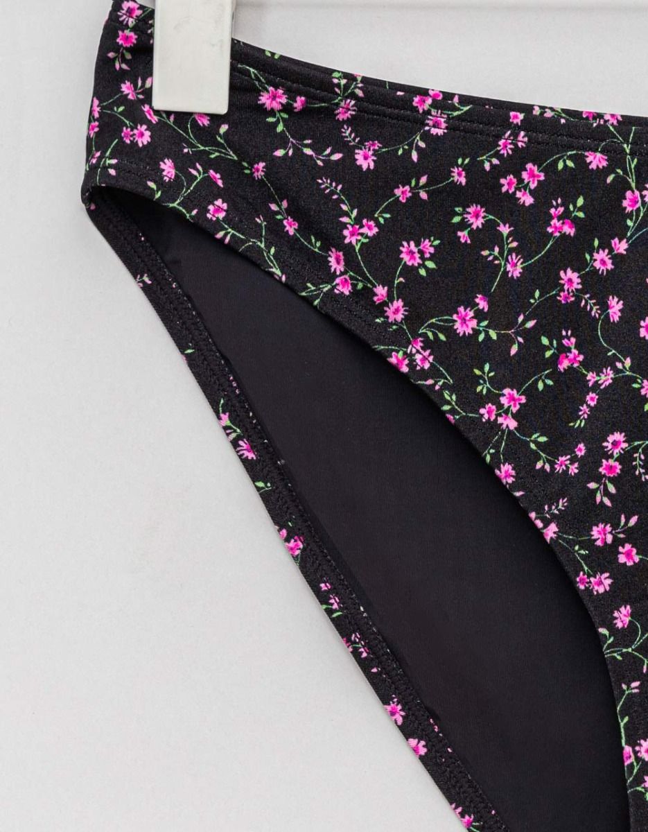 Bikini Bottom in Black Ditsy_2