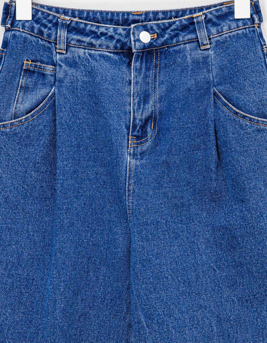 Birdie Pleated Denim Trouser_6