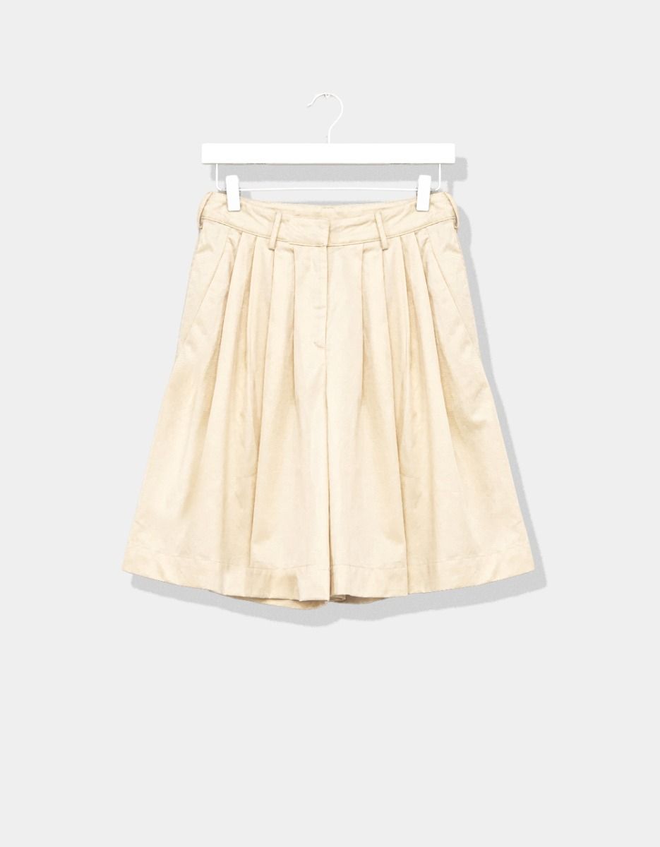 Biscotto Pleated Shorts_0