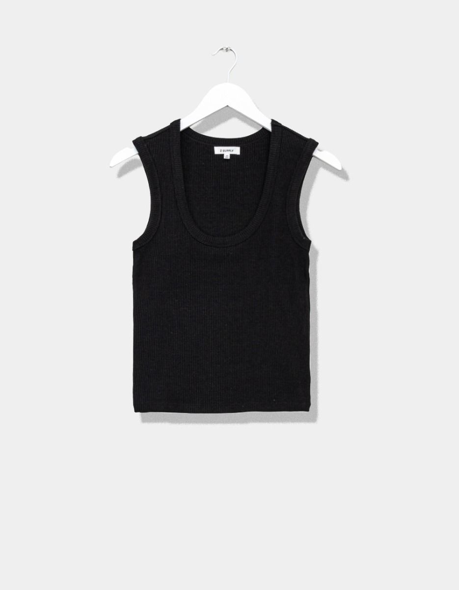 Black Leisurely Tank_0