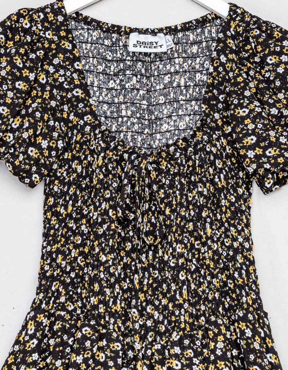 Bloom Noir Midi Dress_2