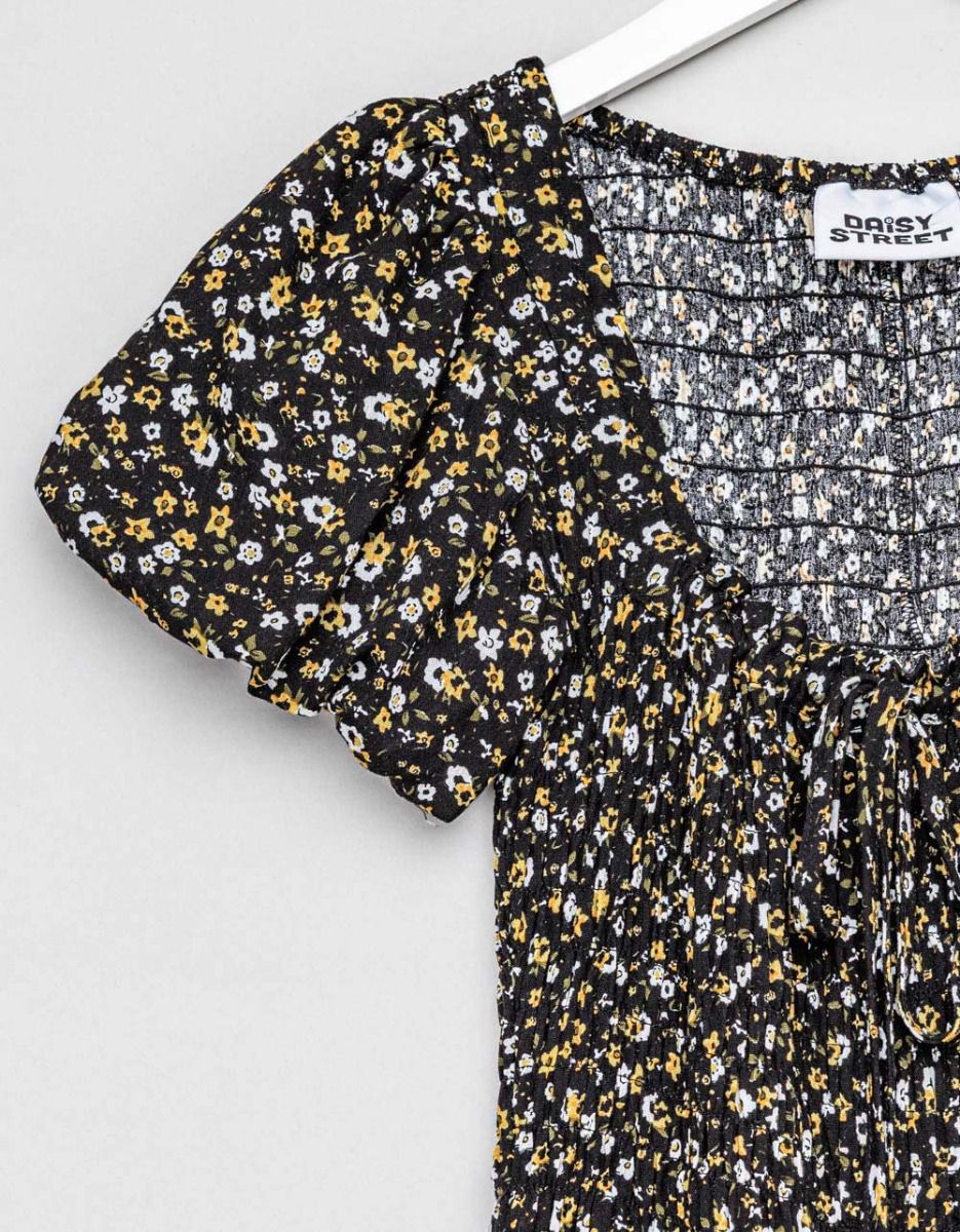 Bloom Noir Midi Dress_1