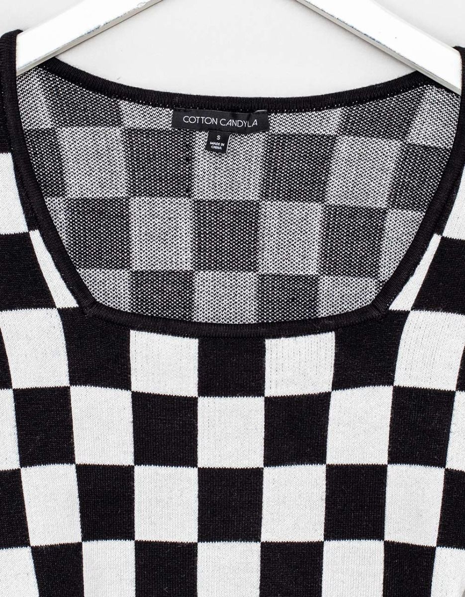 Bonie Checker Knit_2