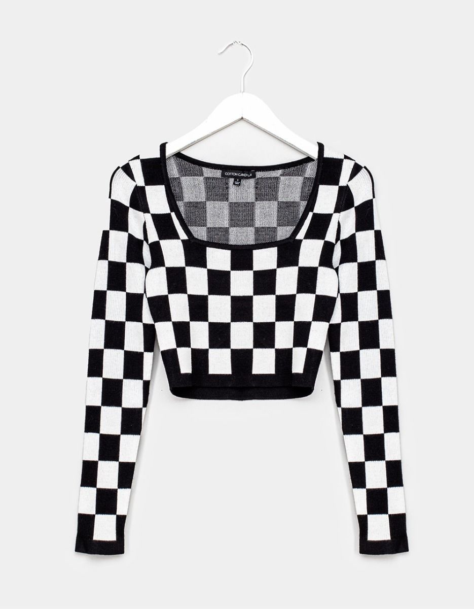 Bonie Checker Knit_0