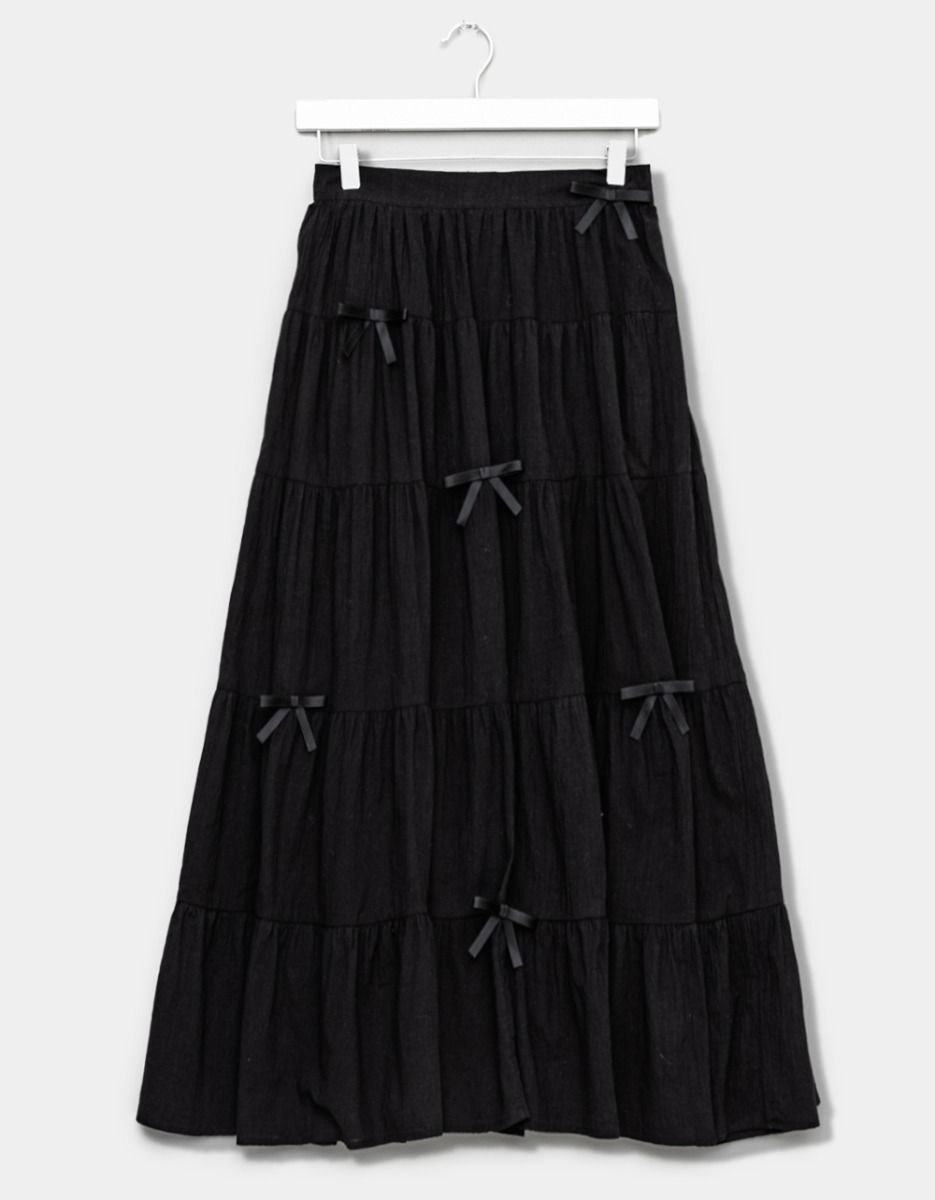 Bows Tiered Skirt_0
