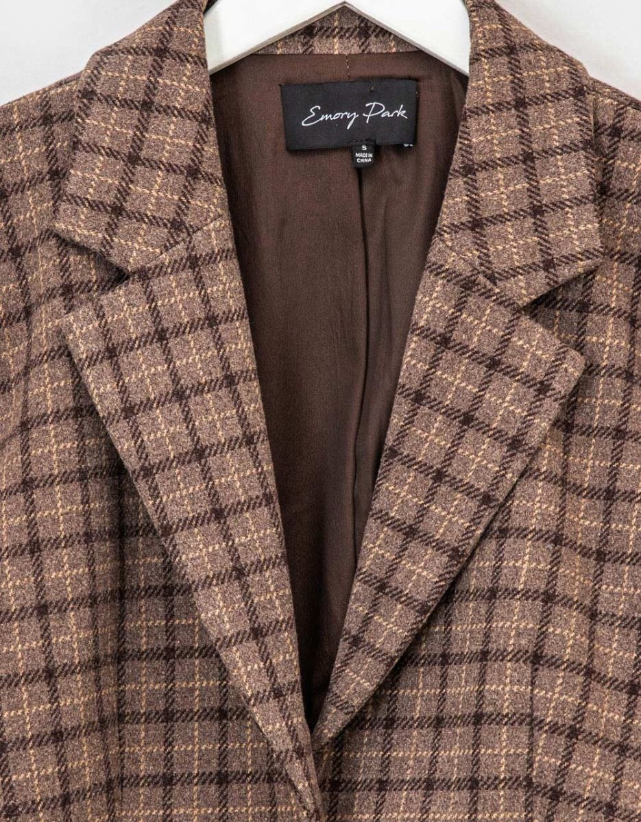 Bridges Plaid Blazer_4