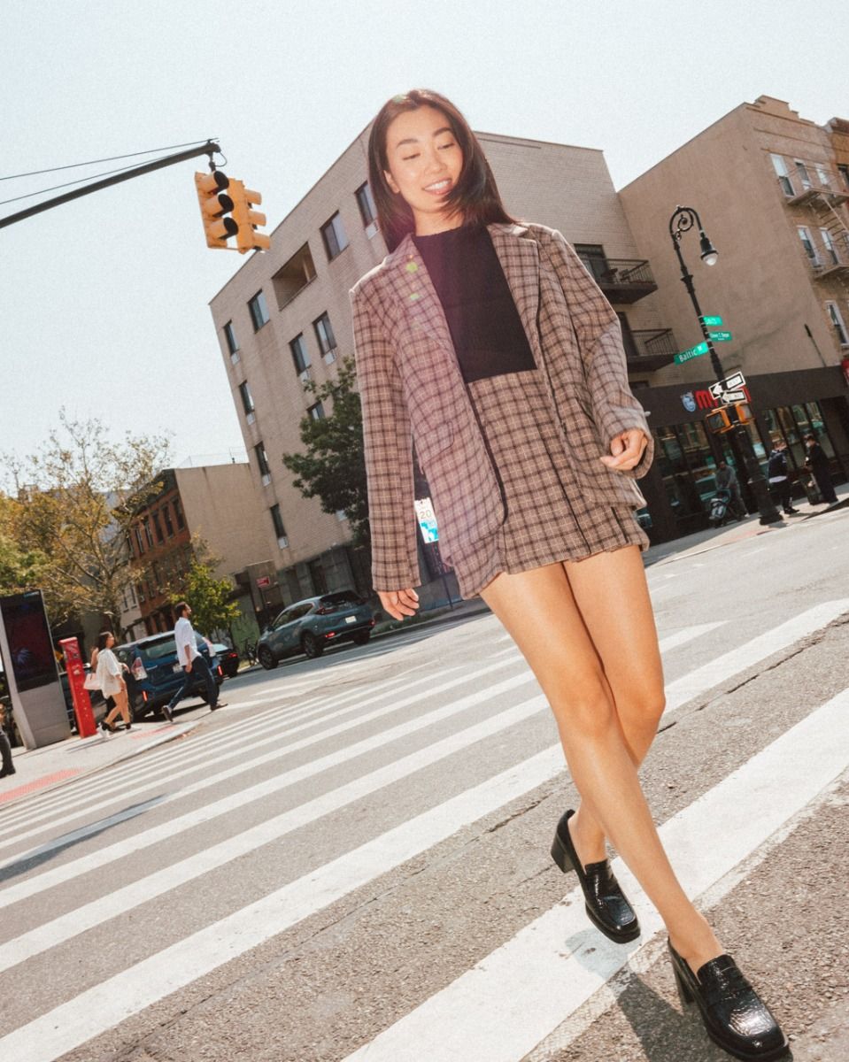 Bridges Plaid Blazer_3