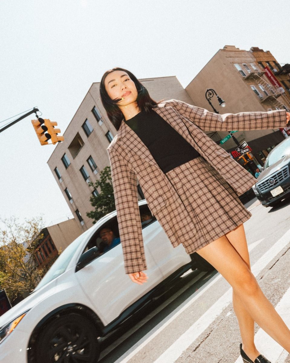 Bridges Plaid Blazer_2