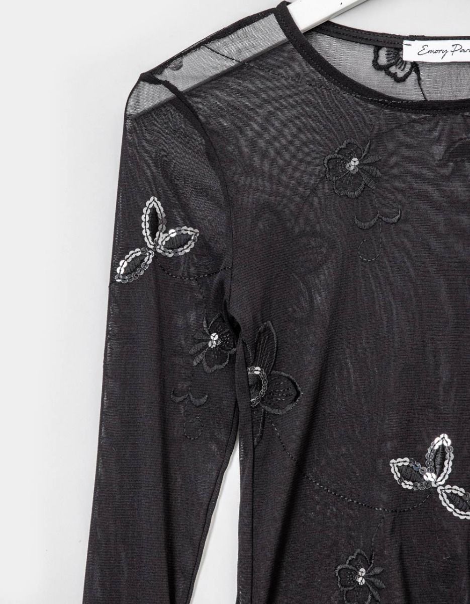 Brit Mesh & Flower Top_2