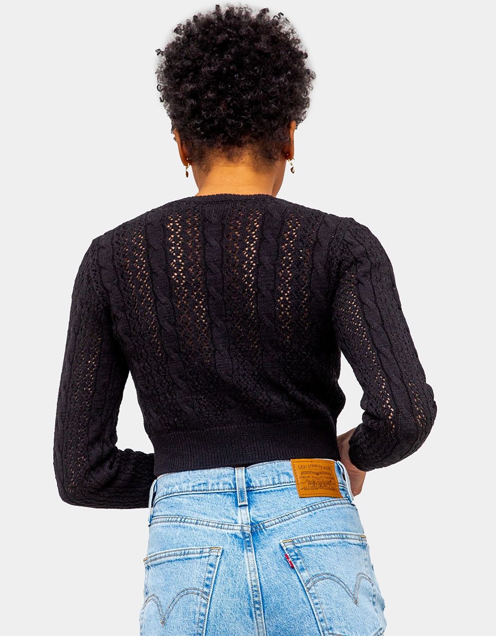 Brittney Cardigan in Black_4