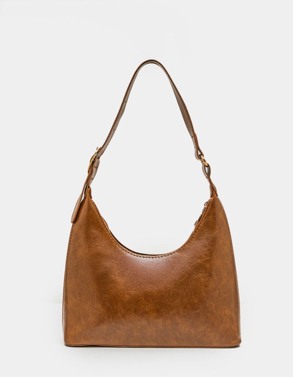 Brown Half Moon Bag_0