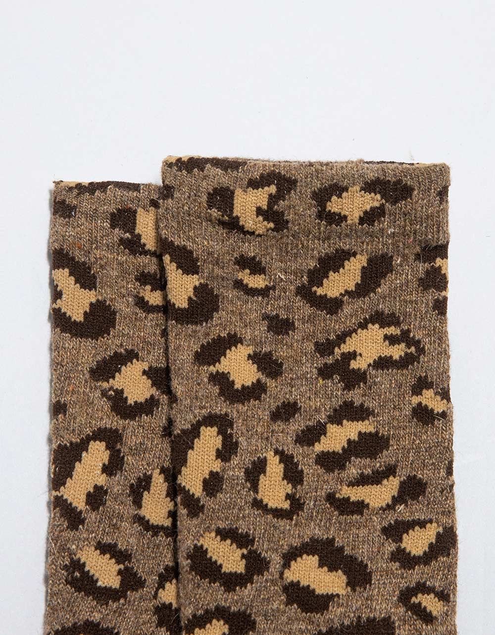 Brown Leo Socks_2