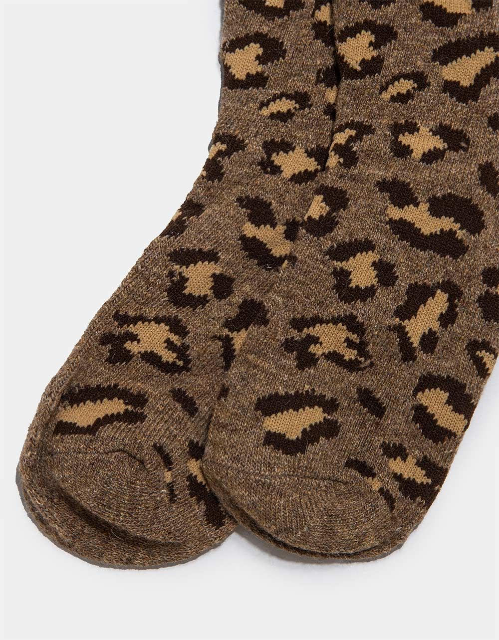 Brown Leo Socks_1