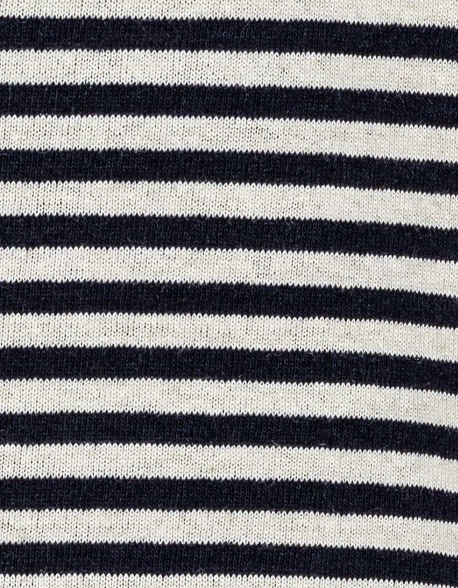 Cade Stripe Tee in Navy_4